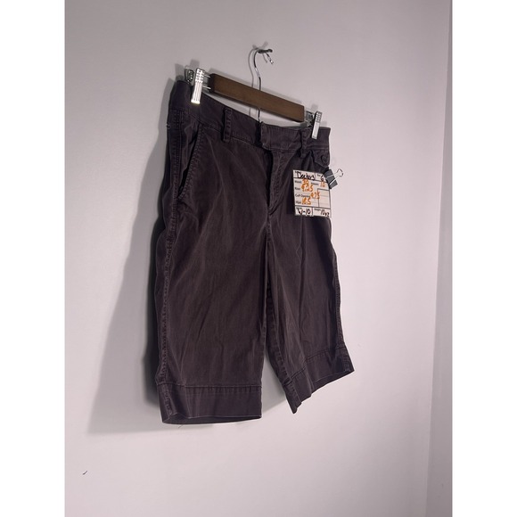 Dockers‎ Shorts Womens Sz 6 Brown Mid Rise Curvy Stretch, Fits 30x10 - Picture 5 of 10